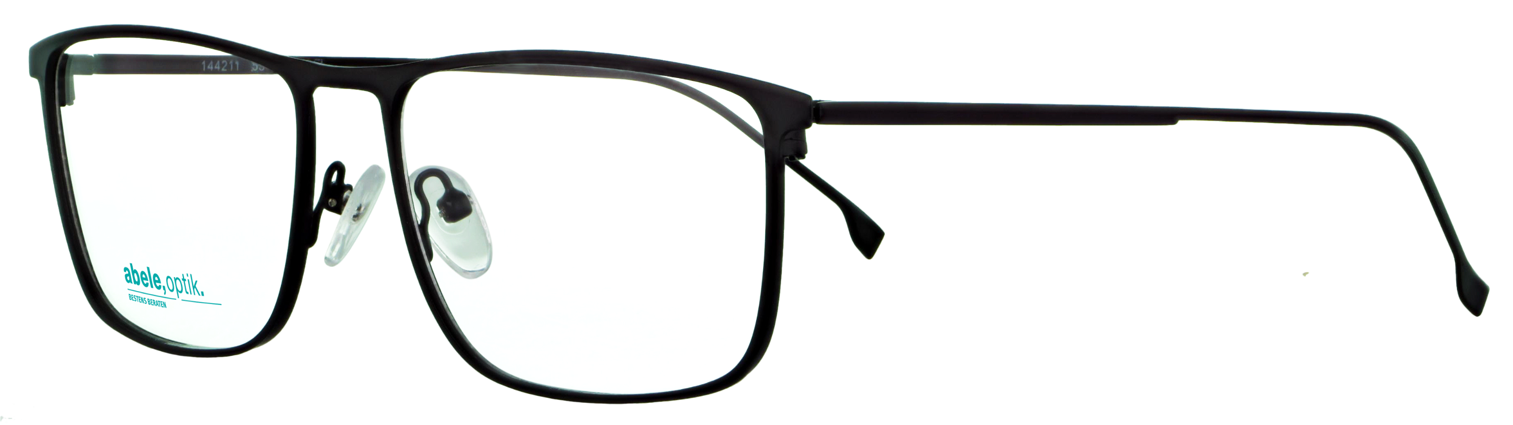 abele optik Brille 144211 Metall schwarz matt