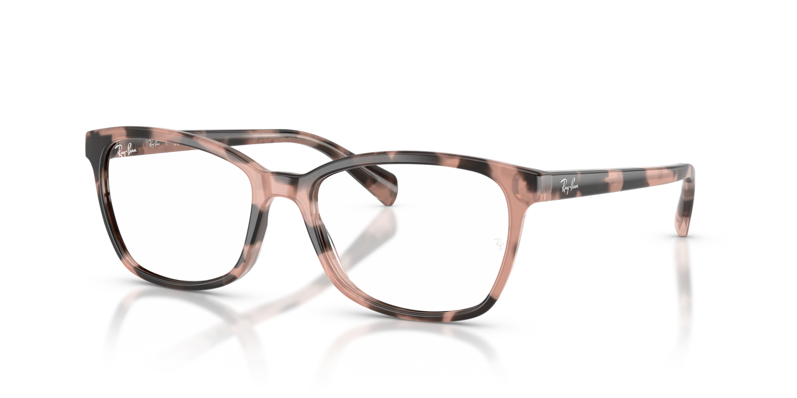 Ray Ban Brille in Opal pink havana 0RX5362 8481 52
