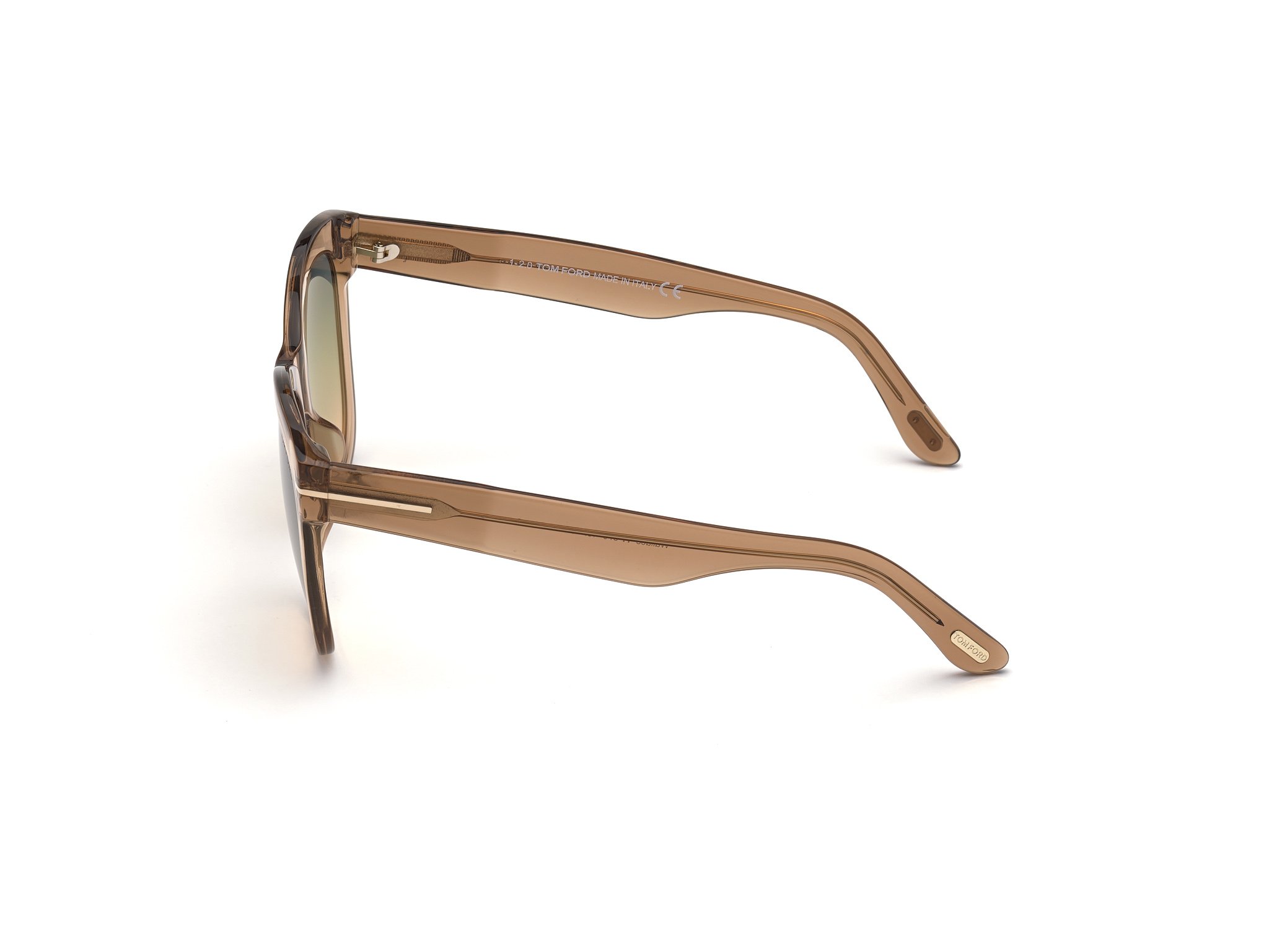 Das Bild zeigt die Sonnenbrille FT0870 45P von der Marke Tom Ford in braun.