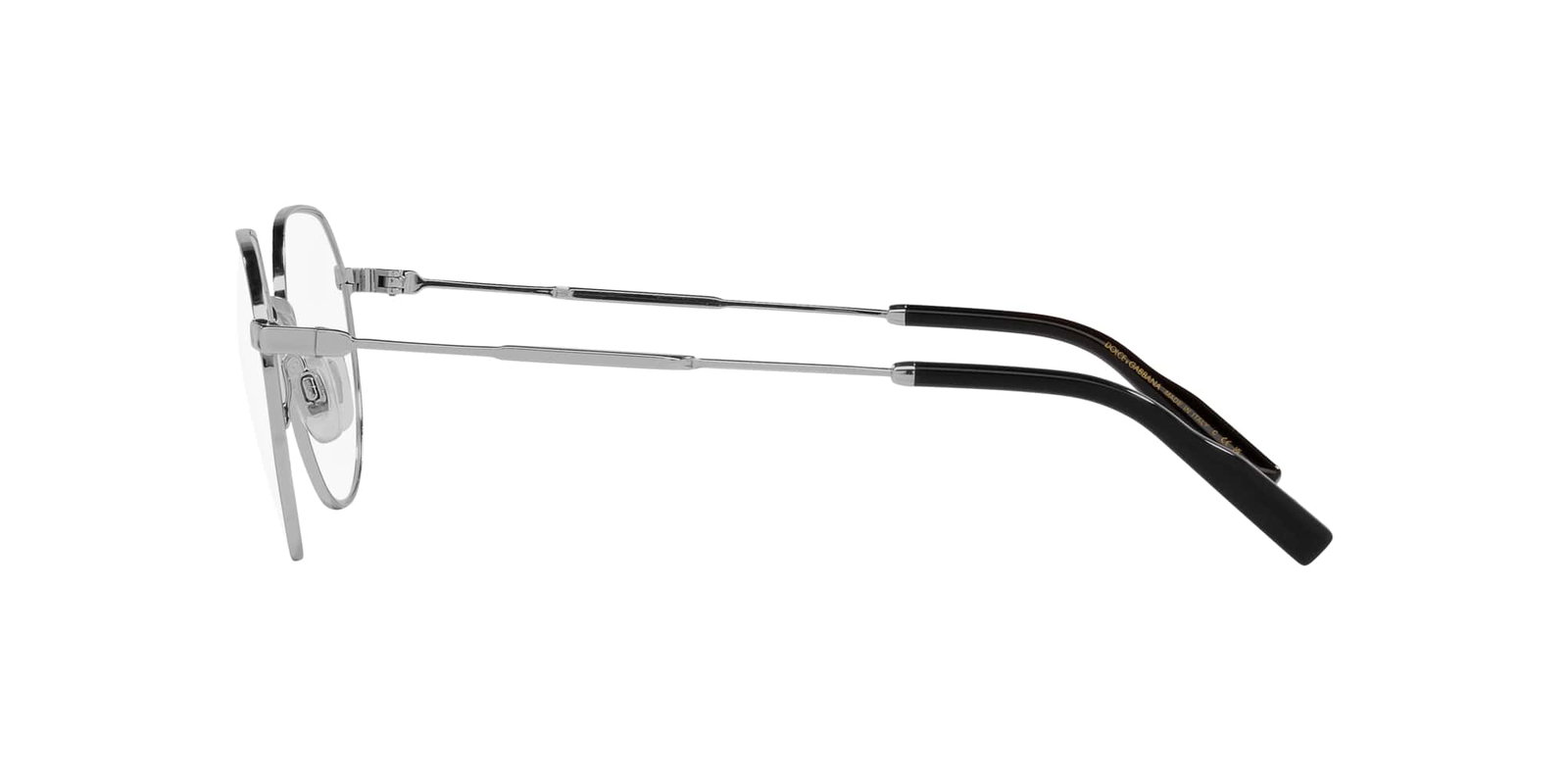Das Bild zeigt die Korrektionsbrille DG1349 05 von der Marke D&G in silber.