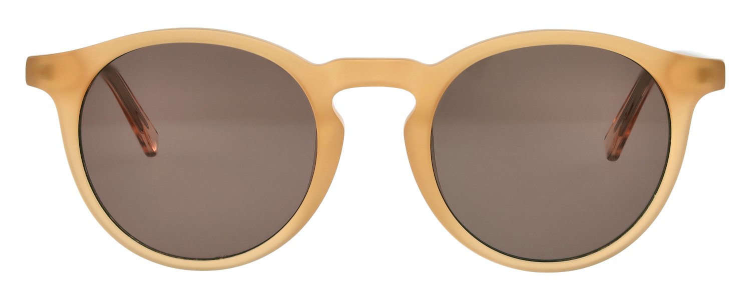 abele optik Sonnenbrille für Damen in orange/transparent/matt 720651