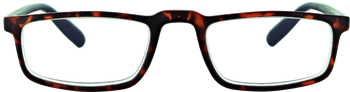 Das Bild zeigt die Fertiglesebrille 04741 von der Marke Abele Optik in havanna matt.