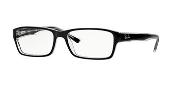 Das Bild zeigt die Korrektionsbrille RX5169 2034 von der Marke RayBan in schwarz.