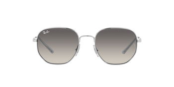 Das Bild zeigt die Sonnenbrille RB3682 003/11 von der Marke RayBan in silber.