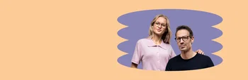 Zu sehen ist eine Frau und ein Mann mit dem Ray Ban Komplettbrillen Angebot von Abele Optik