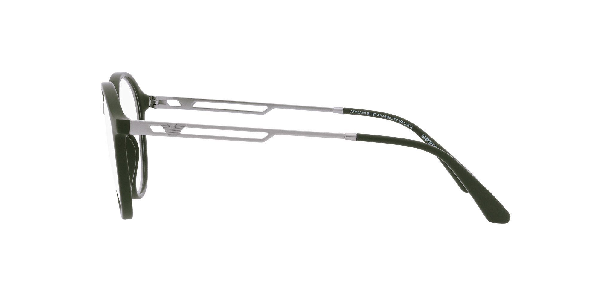 Das Bild zeigt die Korrektionsbrille EA3225 5058 von der Marke Emporio Armani in Grün.