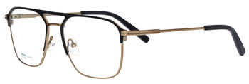 abele optik Brille für Herren in schwarz/gold 150131