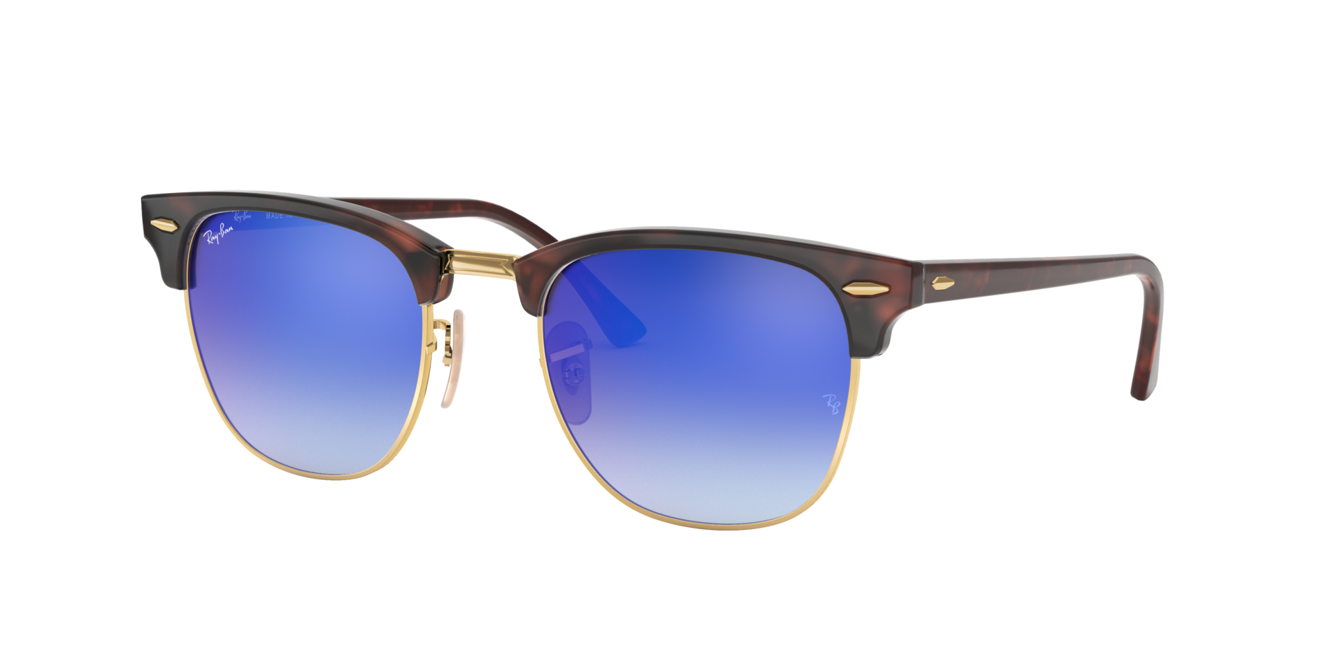 Ray-Ban Clubmaster Sonnenbrille RB3016 990/7Q 49