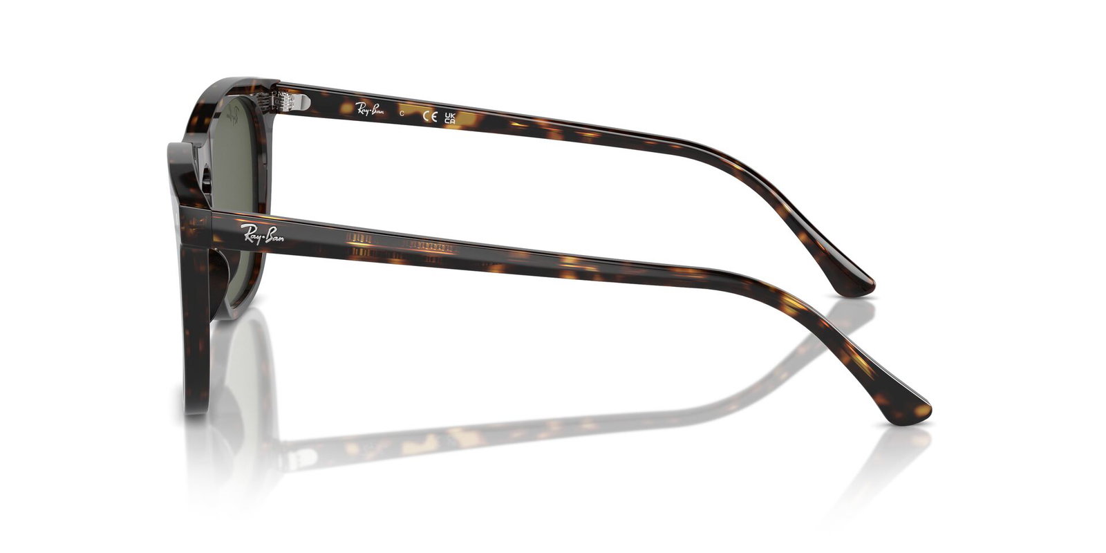 Das Bild zeigt die Sonnenbrille RB2210 902/31 von der Marke Ray-Ban in Havanna.
