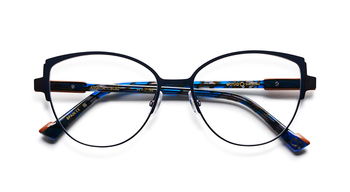 Das Bild zeigt die Korrektionsbrille Amalia BLBZ von der Marke Etnia Barcelona in schwarz.