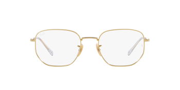 Das Bild zeigt die Korrektionsbrille RX6496 2500 von der Marke Ray Ban in Gold.