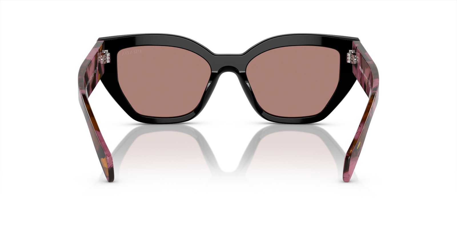 Auf diesem Bild sehen Sie die Sonnenbrille 0PR A09S von Prada in der Farbe Schwarz.