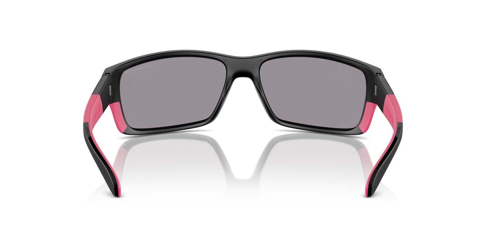 Das Bild zeigt die Sonnenbrille AN4336 27531U von der Marke Arnette in schwarz/rosa.