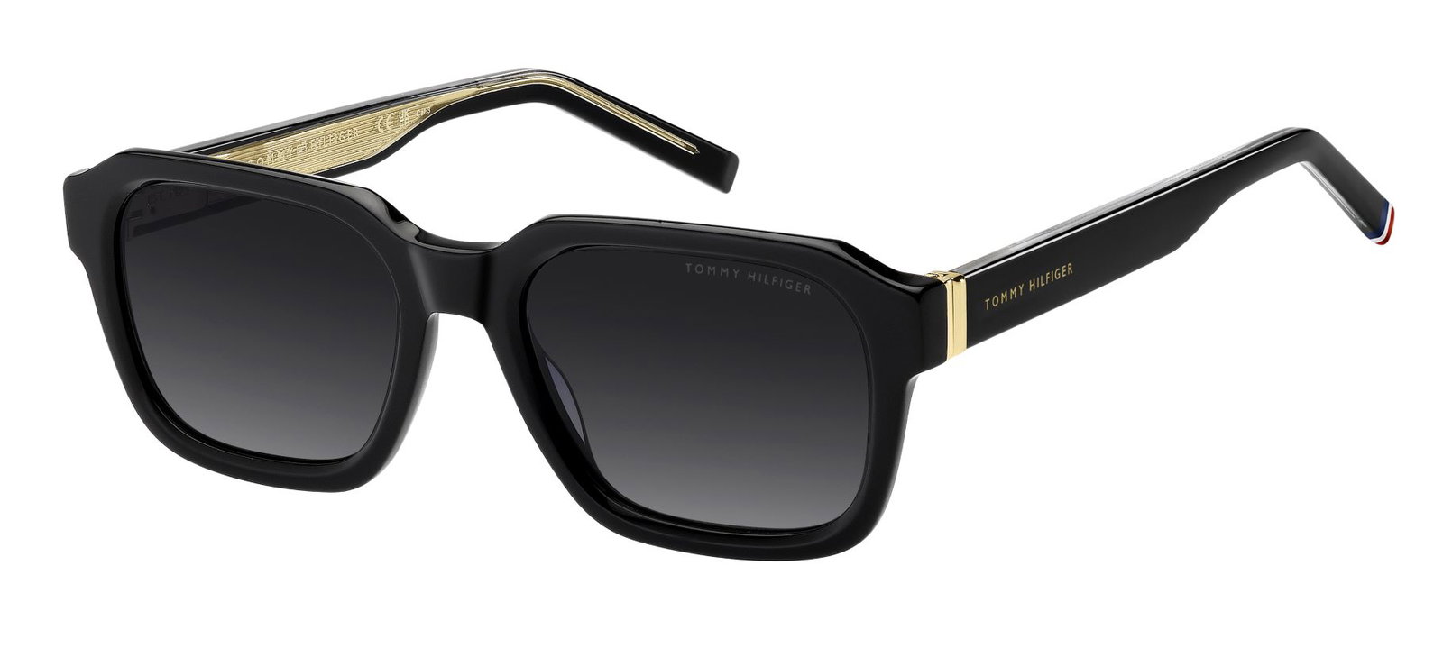 Zu sehen ist die Sonnenbrille 2087 von Tommy Hilfiger in der Farbe Schwarz.