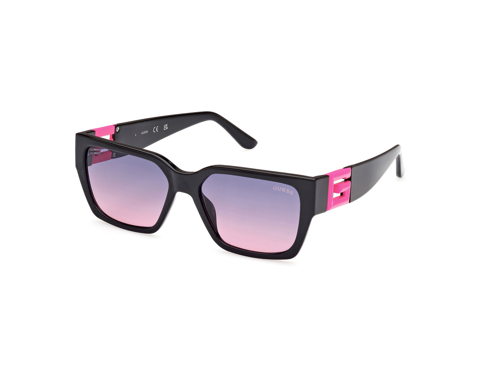 Guess Sonnenbrille Unisex in schwarz GU7916 74T