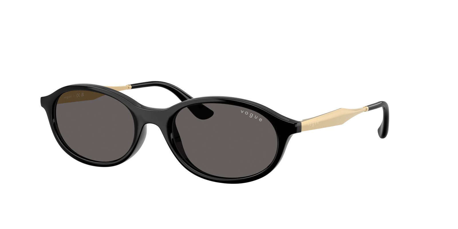 Das Bild zeigt die Sonnenbrille VO5625S von der Marke Vogue in Schwarz.