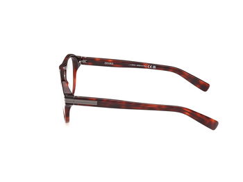 Das Bild zeigt die Korrektionsbrille EZ5281 054 von der Marke Zenga in Rot Havanna.