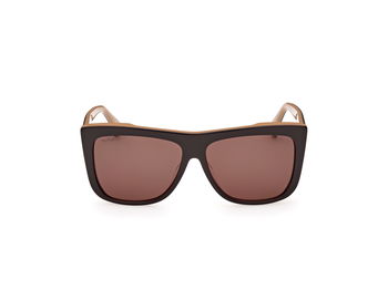 Das Bild zeigt die Sonnenbrille MM0066 50E von der Marke Max Mara in Braun.