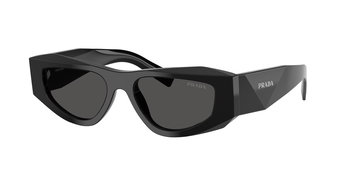 Auf diesem Bild sehen Sie die Sonnenbrille 0PR B19S von Prada in der Farbe Schwarz.