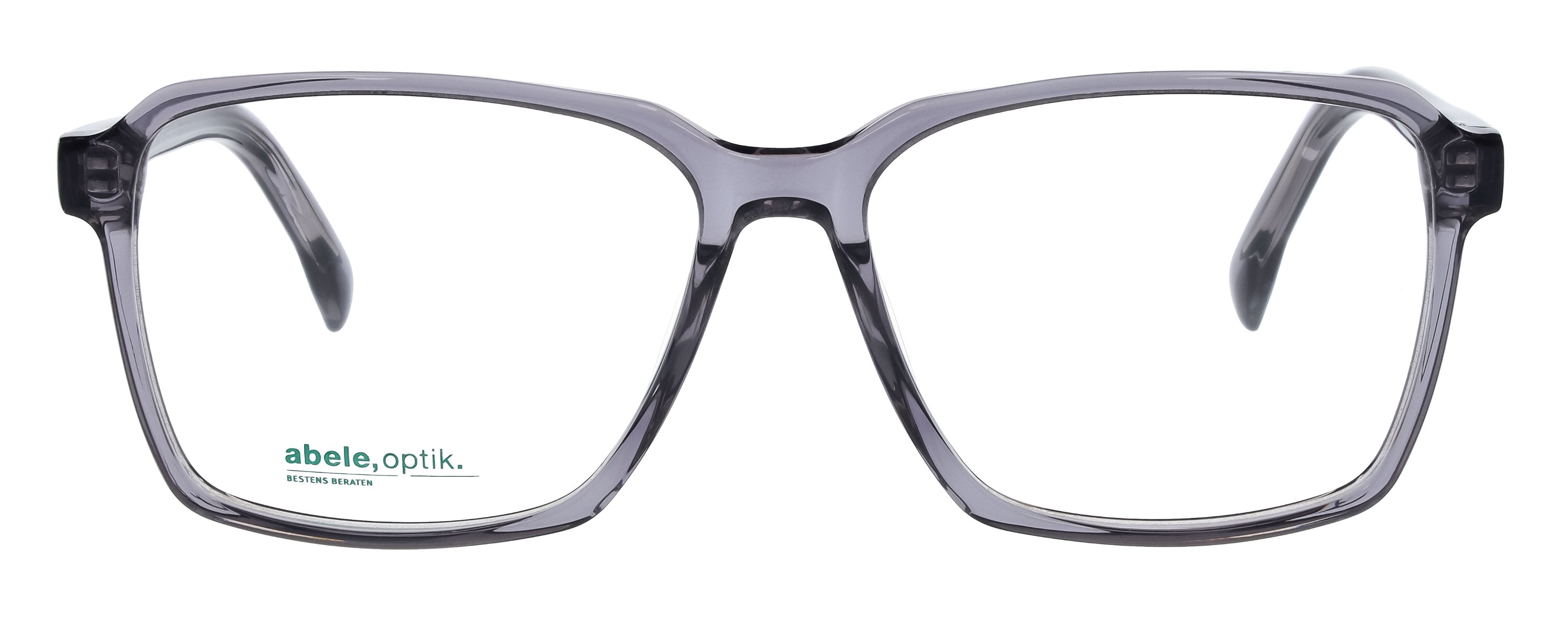 abele optik Brille für Herren in grau transparent 148101