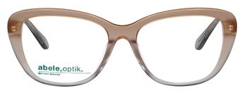 Das Bild zeigt die Korrektionsbrille 148371 von der Marke Abele Optik in rosa transparent.