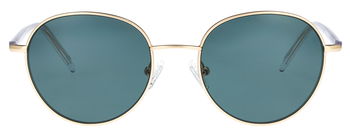 Das Bild zeigt die Sonnenbrille 141181 von der Marke Abele Optik in gold.