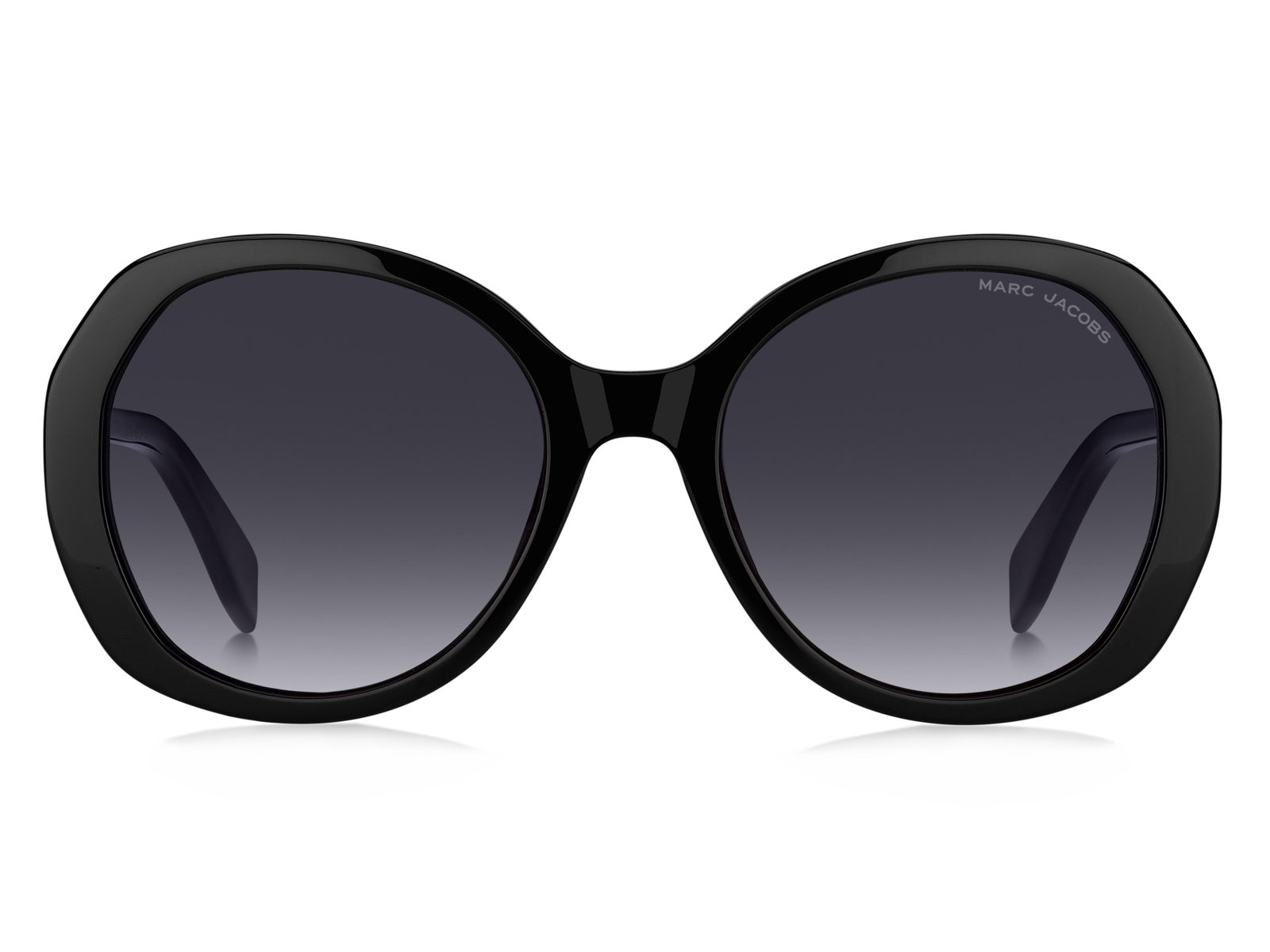 Das Bild zeigt die Sonnenbrille Marc 763/S 807 von der Marke Marc Jacobs in Schwarz.
