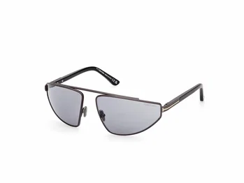  Tom Ford Sonnenbrille Parker-02 in matt dunkel Ruthenium FT1399 13A