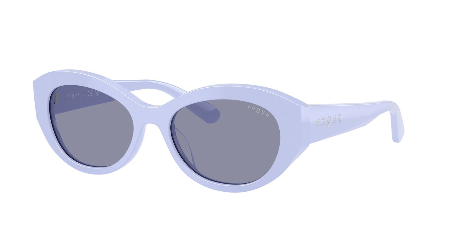 Das Bild zeigt die Sonnenbrille 0VO5659SU von Vogue in der Farbe Pastell Lila.
