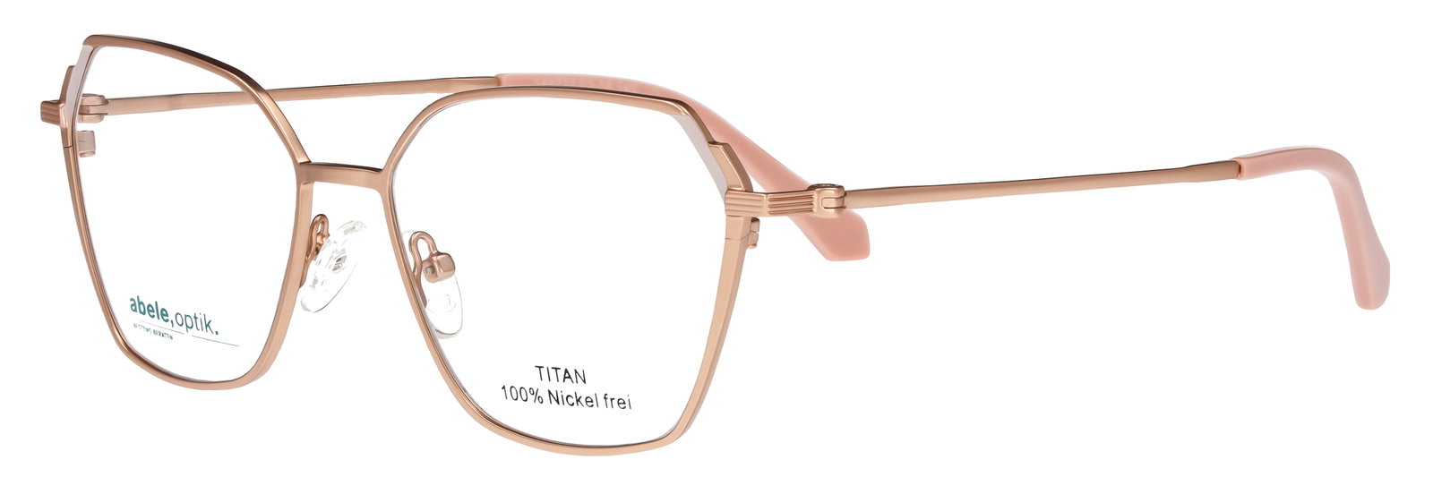 Abele Optik Brille für Damen in mattem Roßégold 149731