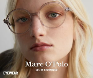 Zu sehen ist eine Frau mit einer Marc O` Polo Brille.