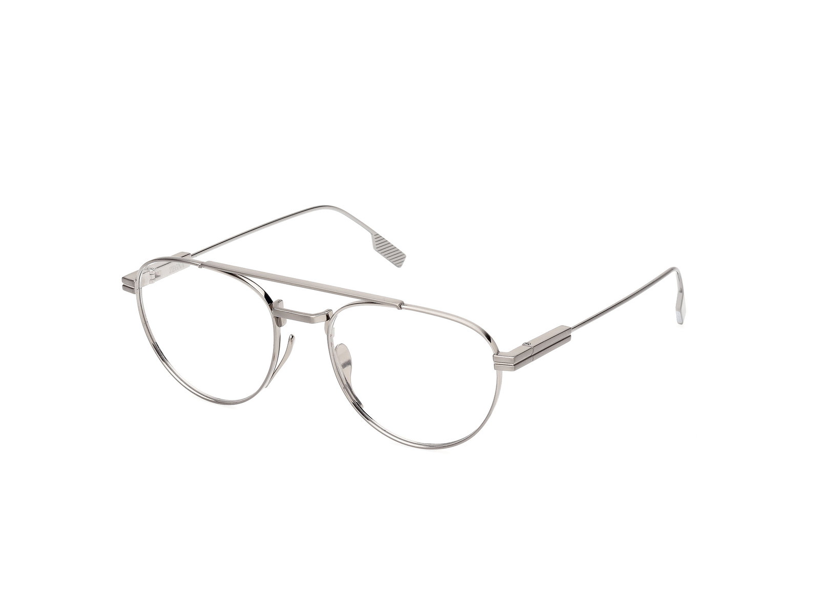 Das Bild zeigt die Korrektionsbrille EZ5287 016 von der Marke Zenga in Glänzend Satiniert Palladium.
