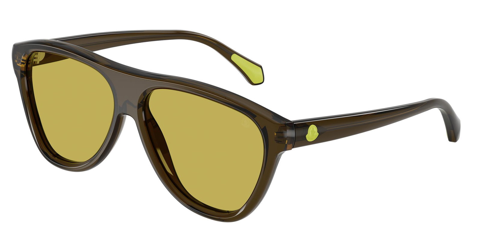 zu sehen ist die Sonnenbrille 6025U von Moncler in der Farbe Braun.