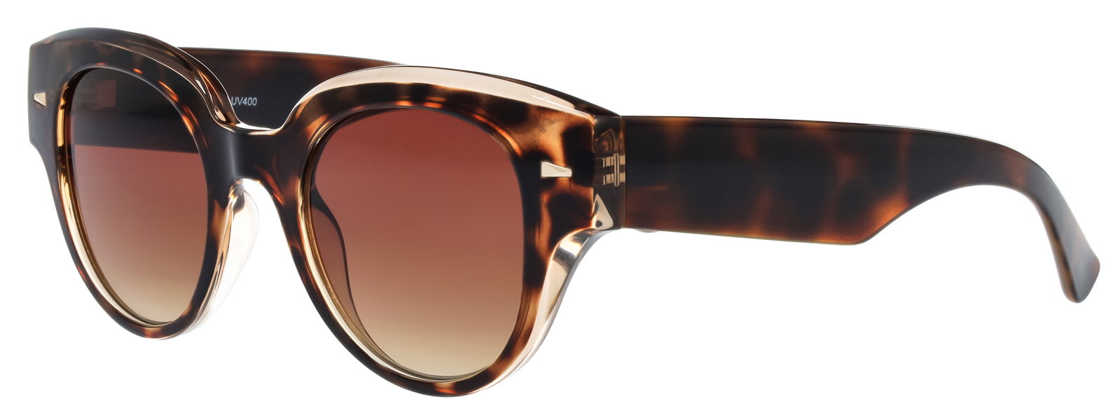 abele optik Damen Sonnenbrille in Braun gefleckt 721611