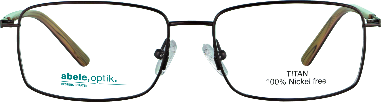 Das Bild zeigt die Korrektionsbrille 142141 von der Marke Abele Optik in gun matt.