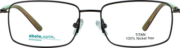 Das Bild zeigt die Korrektionsbrille 142141 von der Marke Abele Optik in gun matt.