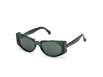 Das Bild zeigt die Sonnenbrille MM0160 von der Marke Max Mara in Grün.