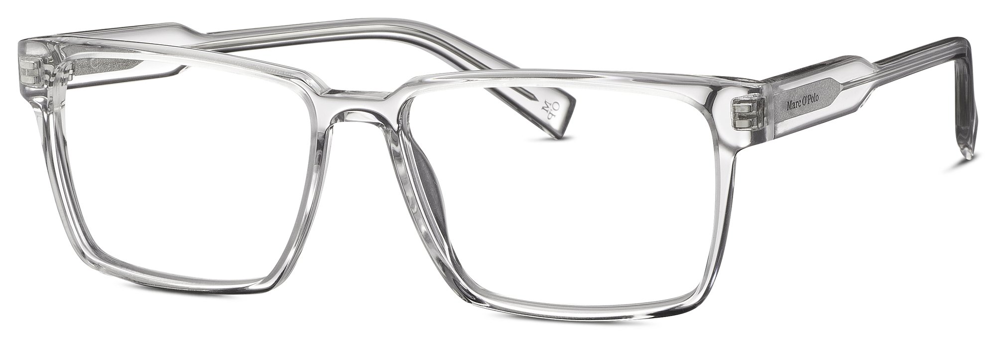 Das Bild zeigt die Korrektionsbrille  503219_30 5515 von der Marke Marc  ó Polo in der Farbe  grau transparent.