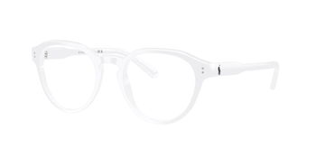 Das Bild zeigt die Korrektionsbrille 2233 von der Marke Polo in Weiß.