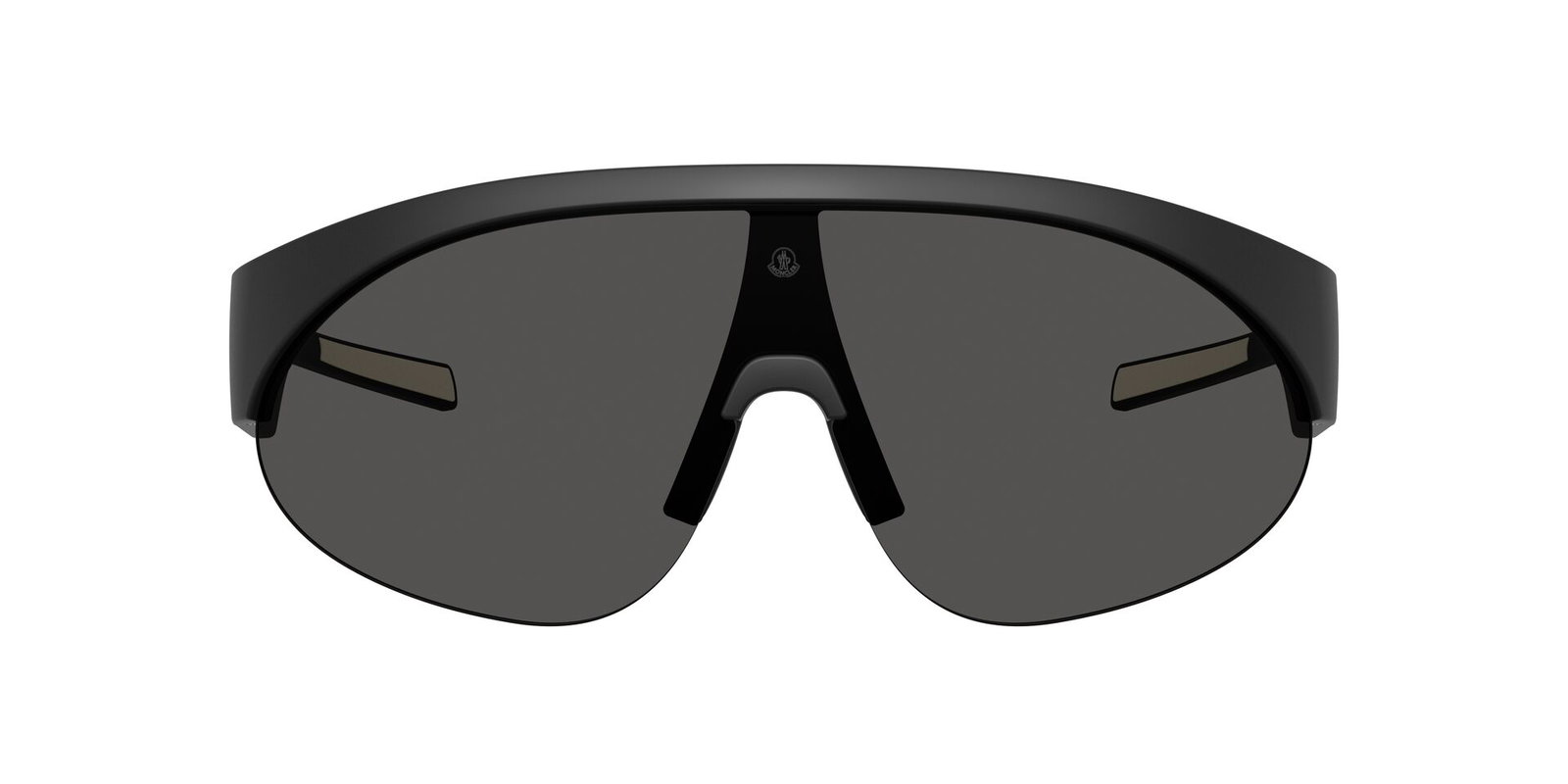 zu sehen ist die Sonnenbrille 8019U von Moncler in der Farbe Schwarz.
