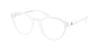Das Bild zeigt die Korrektionsbrille 2233 von der Marke Polo in Weiß.