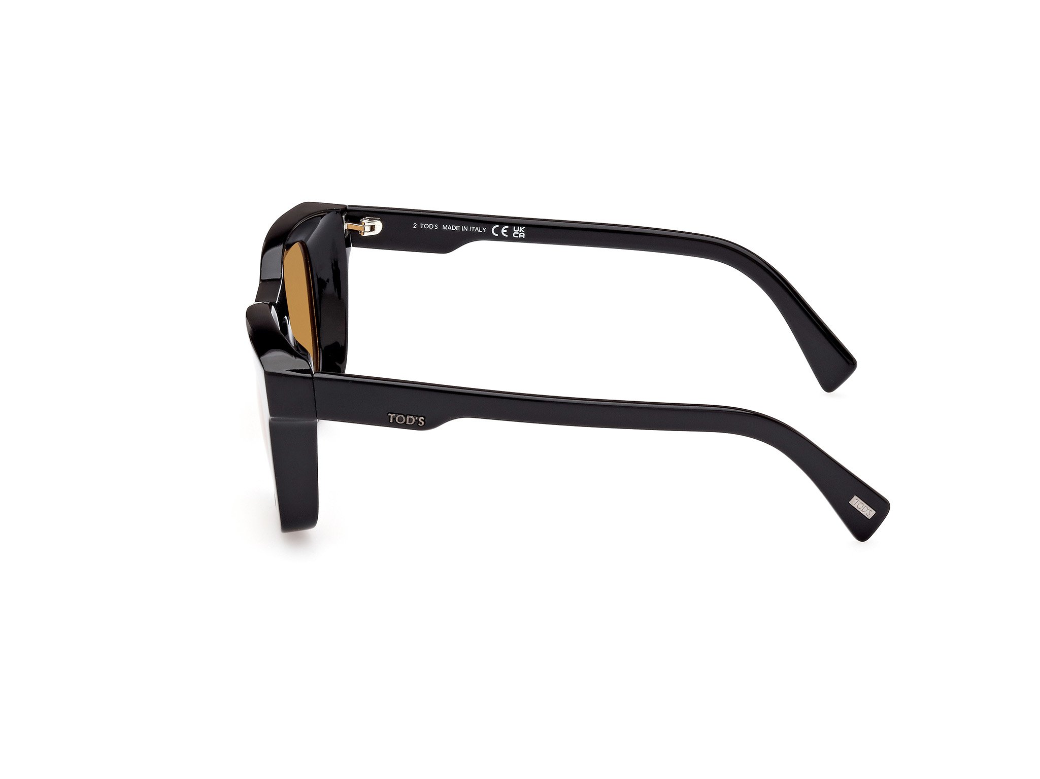Das Bild zeigt die Sonnenbrille TO0342 01E von der Marke Tod´s in  matt schwarz.