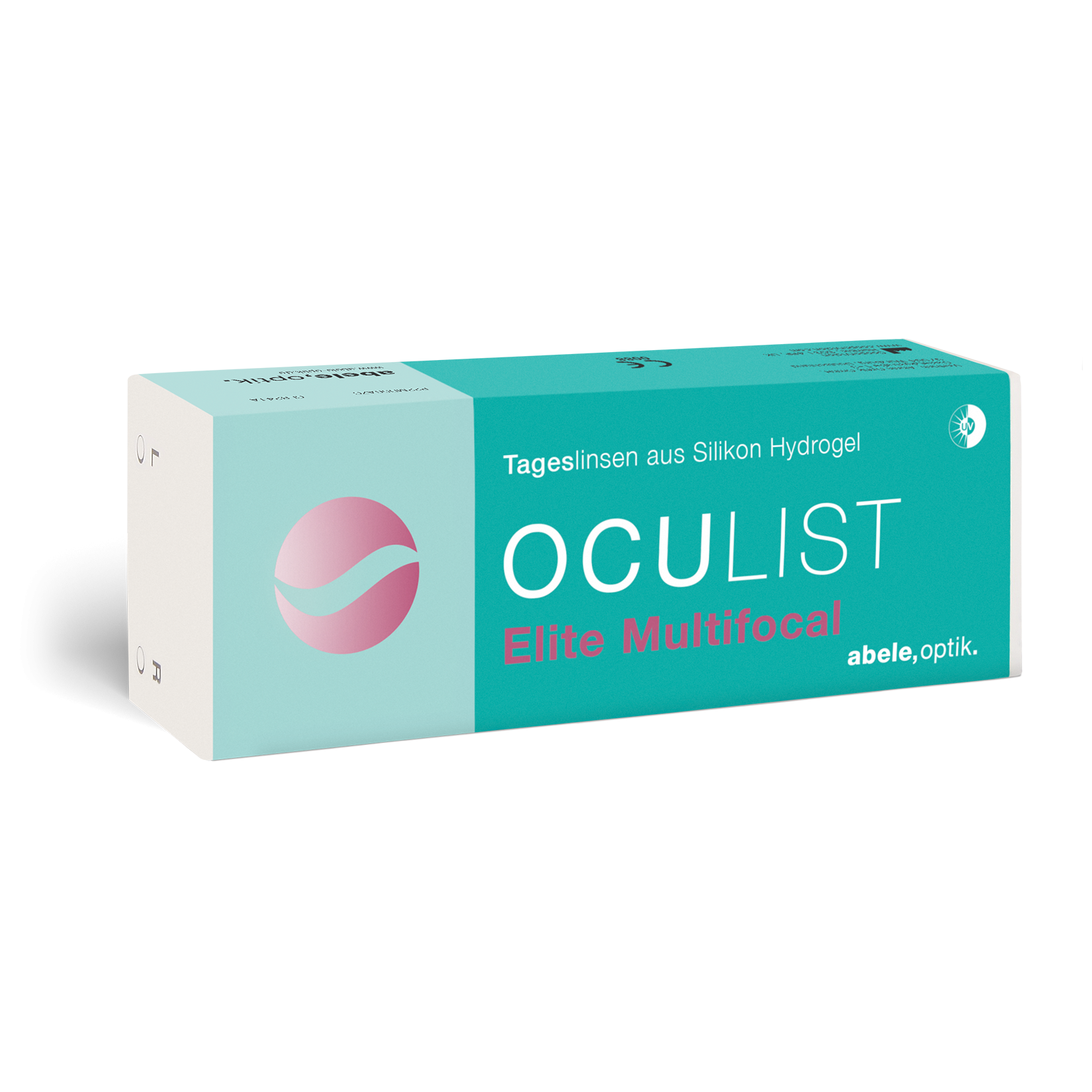 Das Bild zeigt die Verpackung der multifocalen Kontaktlinse Oculist Elite .