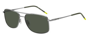 Das Bild zeigt die Sonnenbrille HG1287/S SMF von der Marke Hugo in grau.