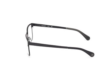 Das Bild zeigt die Timberland Fassung TB50036 in Schwarz von der Seite.