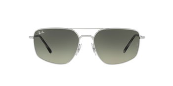 Das Bild zeigt die Sonnenbrille RB3666 003/71 von der Marke RayBan in silber.