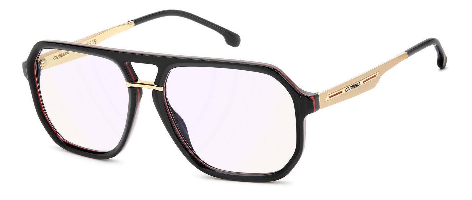 Auf diesem Bild sehen Sie die Korrektionsbrille 11164702 von der Marke Carrera in der Farbe Schwarz.