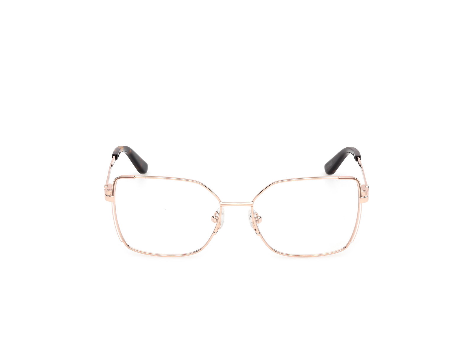 Das Bild zeigt die Korrektionsbrille GU50223 028 von der Marke Guess in Roségold.