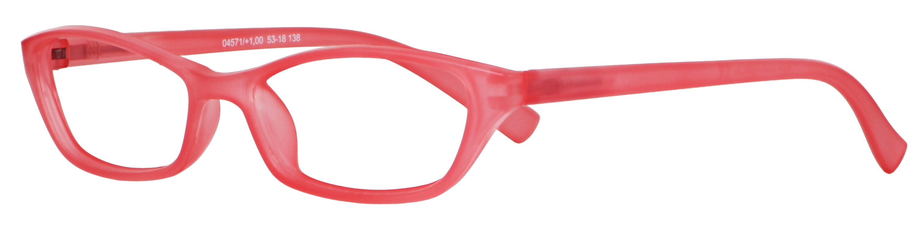 Das Bild zeigt die Fertiglesebrille 04571 von der Marke Abele Optik in korall.