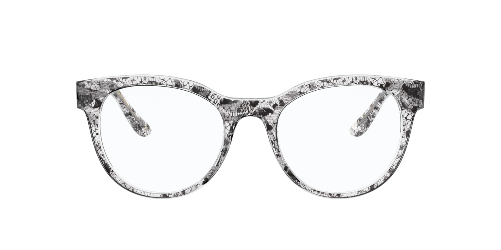 Das Bild zeigt die Korrektionsbrille DG3334 3287 von der Marke D&G in schwarz-weiß.